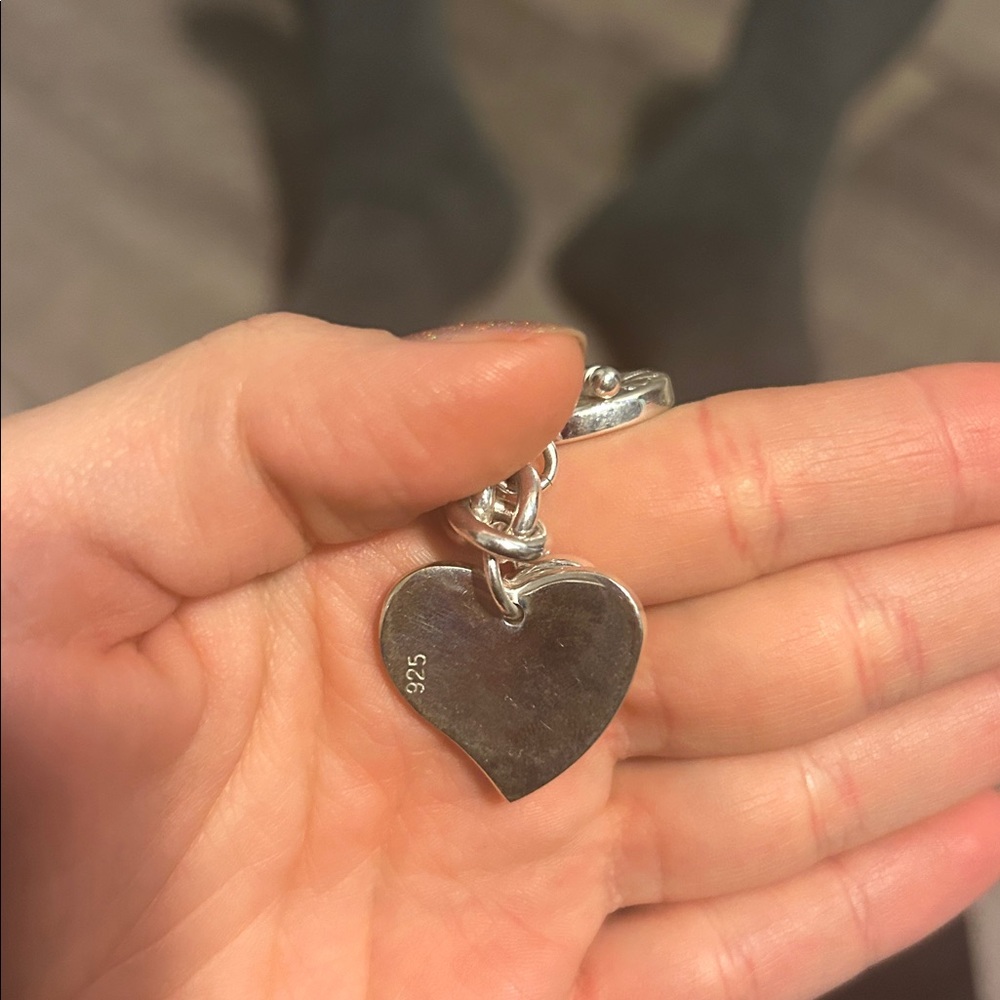 Tiffany & Co. Sterling Silver Heart Chain Necklace - Picture 7 of 7